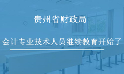 貴州省財政局關于做好2024年度會計專業技術人員繼續教育工作的通知 貴州省財政局關于做好2024年度會計專業技術人員繼續教育工作的通知